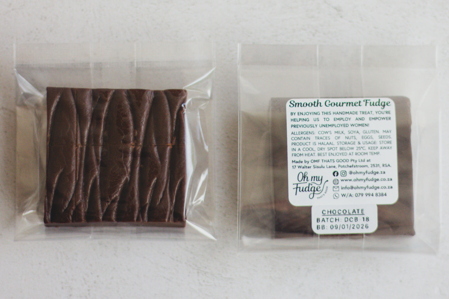 Classic Fudge - 5x5cm Medium Block