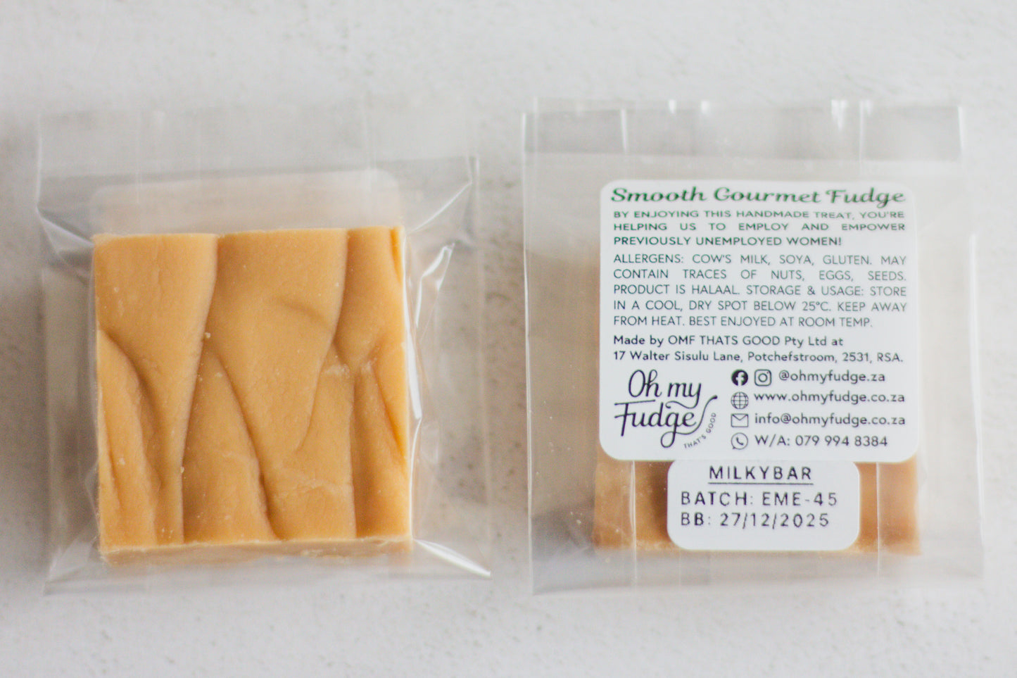 Bulk Pack - Classic Fudge - 100 x Small Blocks 4x4cm