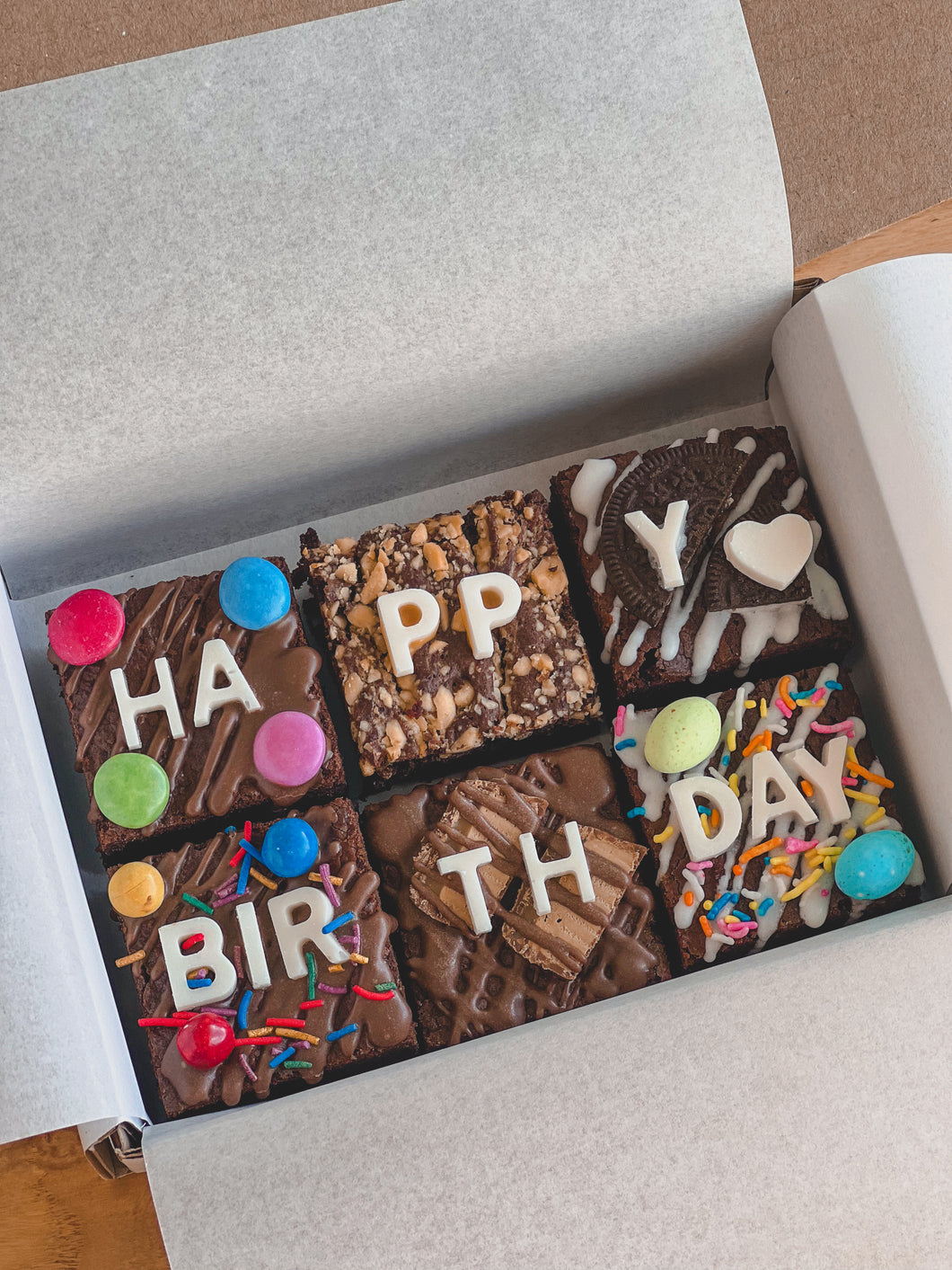 Birthday Brownie Box