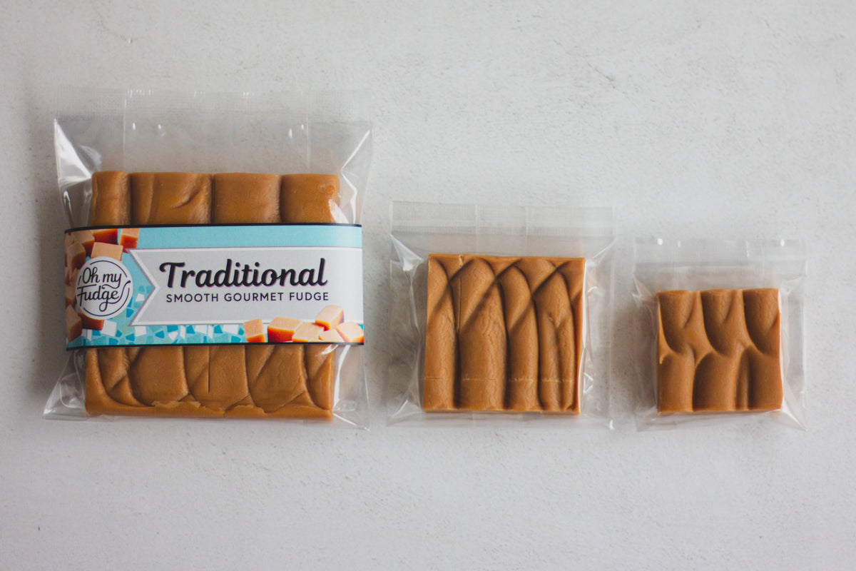 Bulk Pack - Classic Fudge - 100 x Small Blocks 4x4cm