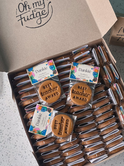 Custom Fudge Labels
