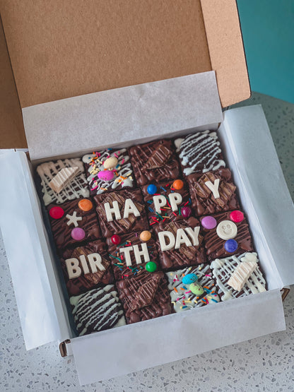 Birthday Brownie Box