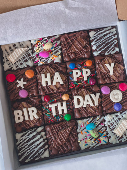 Birthday Brownie Box