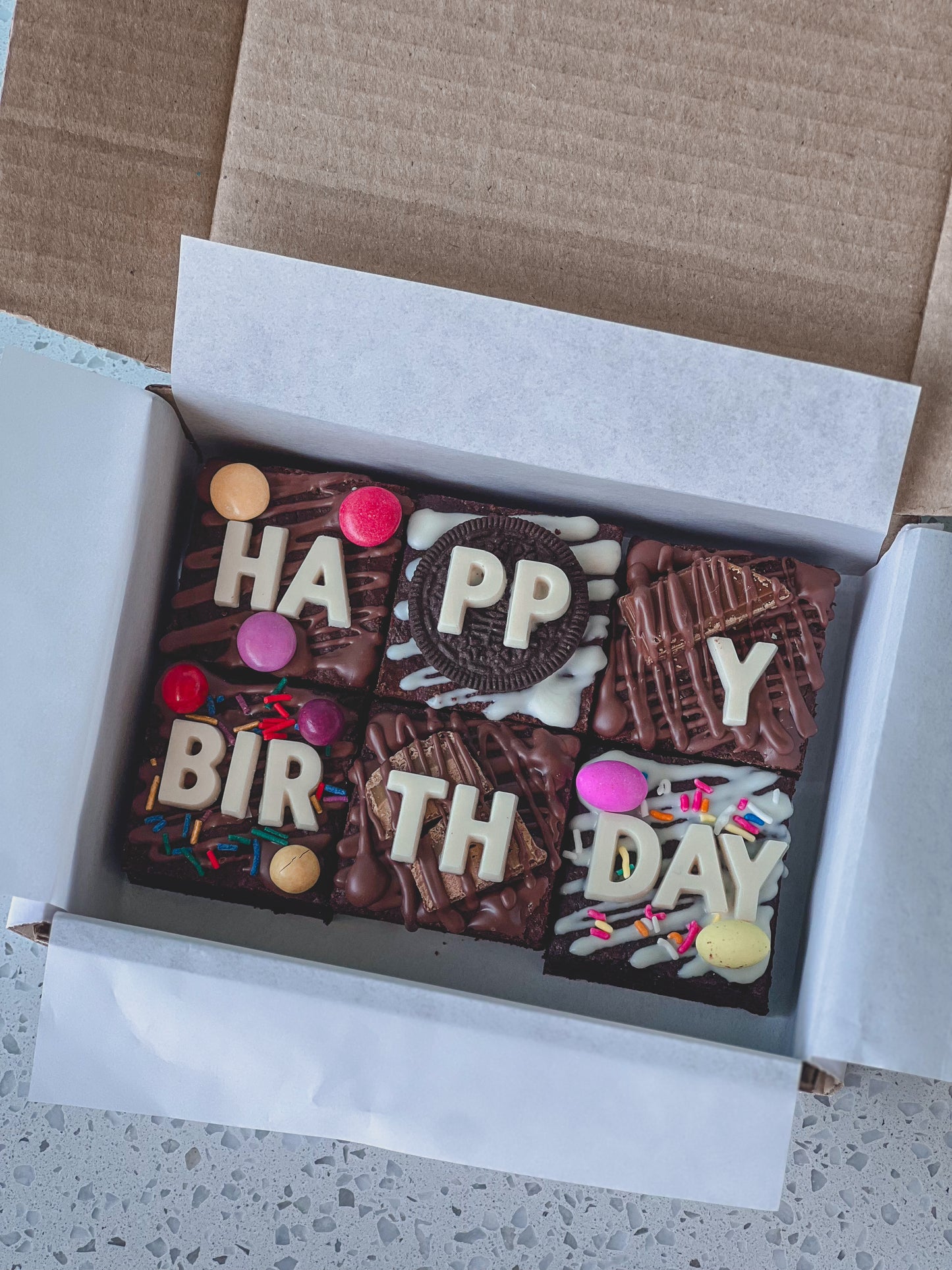 Birthday Brownie Box