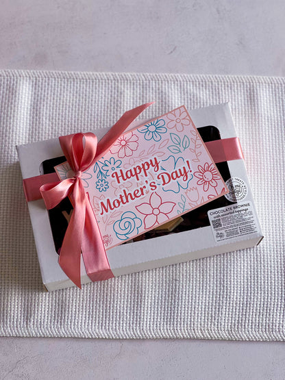 Mother's Day Brownie Slab