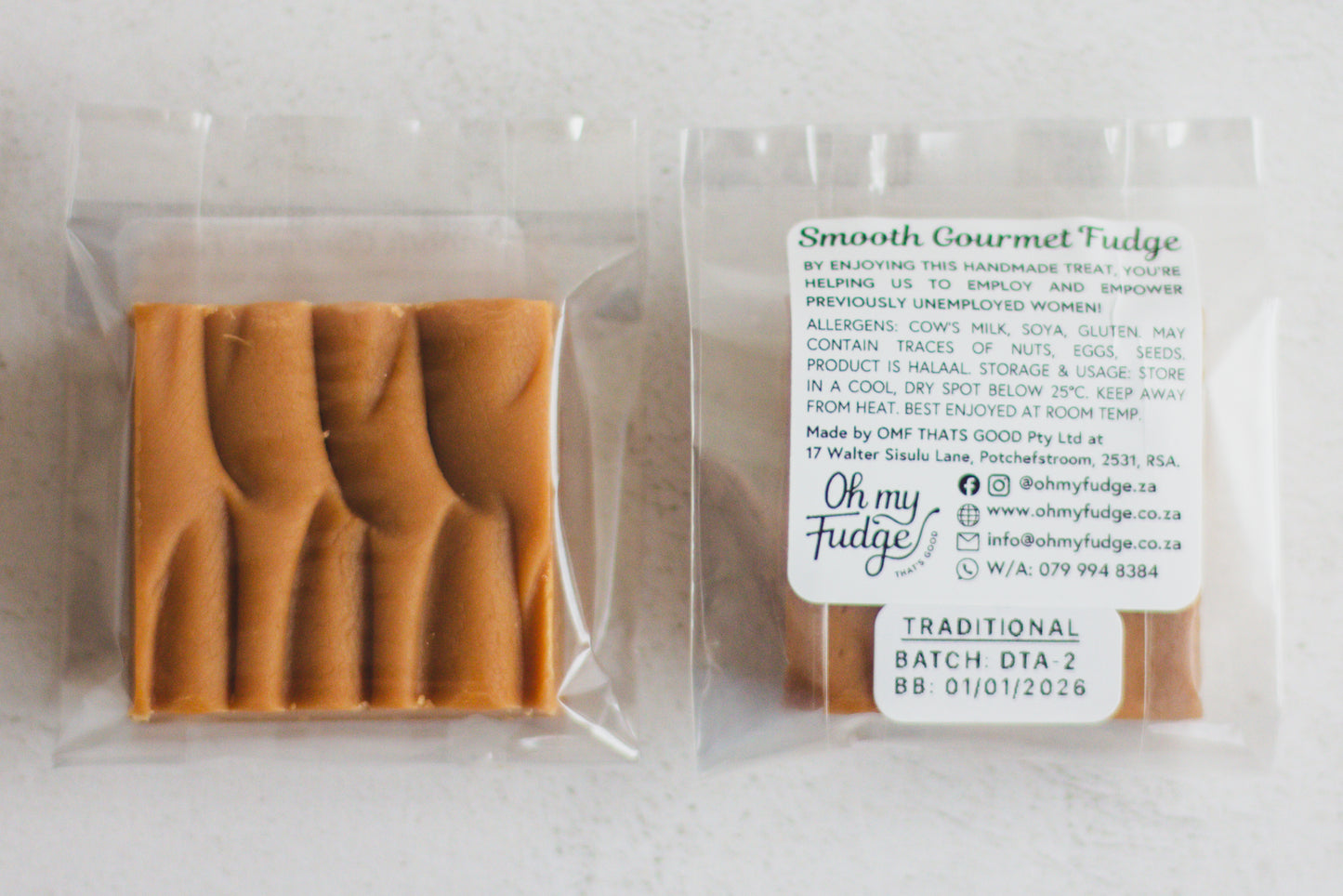 Bulk Pack - Classic Fudge - 100 x Small Blocks 4x4cm