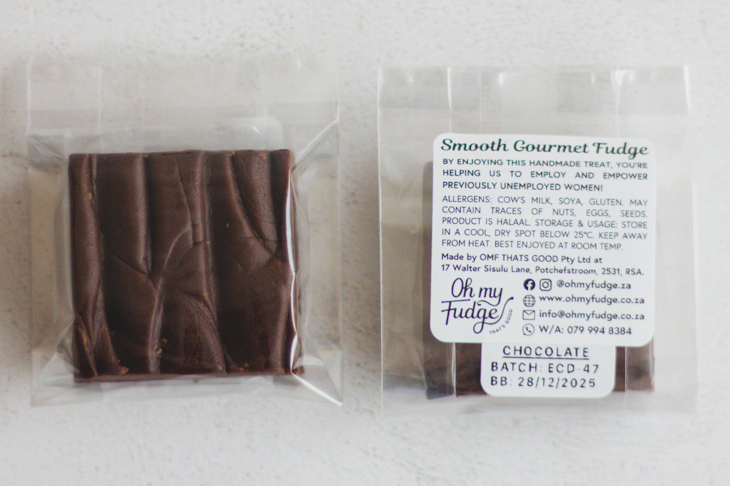 Bulk Pack - Classic Fudge - 100 x Small Blocks 4x4cm