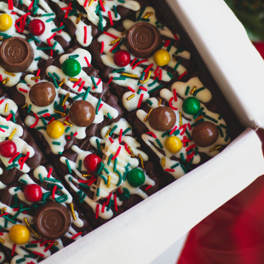 Festive Christmas Chocolate Brownies