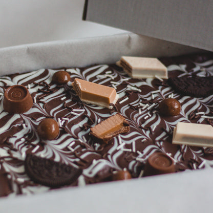 Festive Celebration Chocolate Brownie Slab