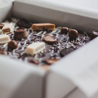 Festive Celebration Chocolate Brownie Slab